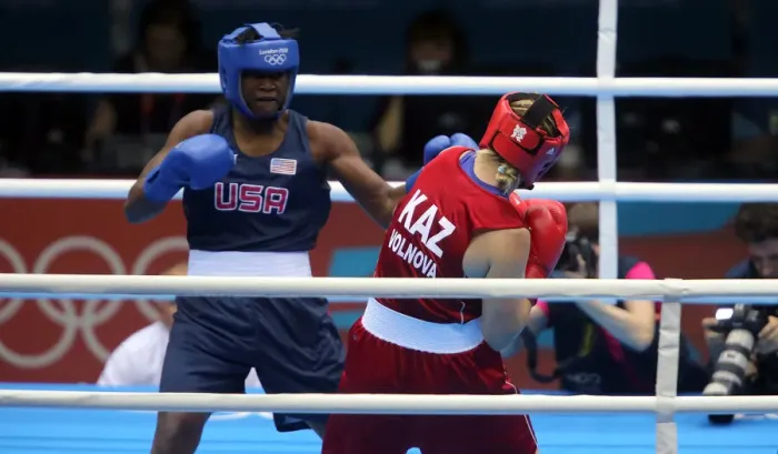 Framed Print : Marina Volnova V Claressa Shields Framed Print : Marina Volnova V Claressa Shields