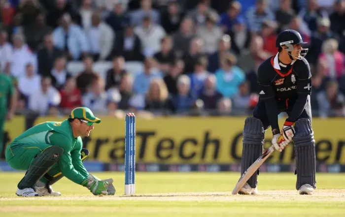 Framed Print : Mark Boucher & Owais Shah