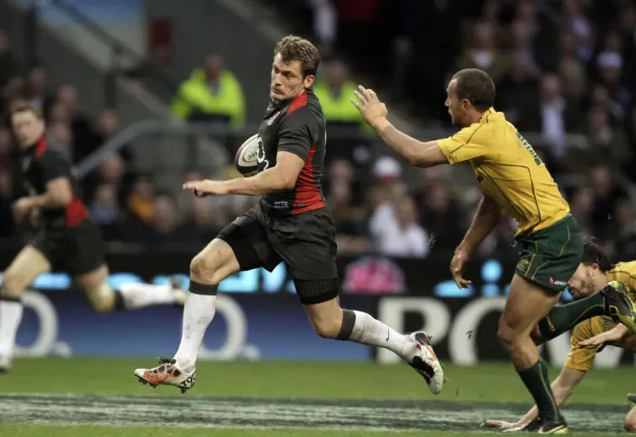 Framed Print : Mark Cueto & Quade Cooper Framed Print : Mark Cueto & Quade Cooper