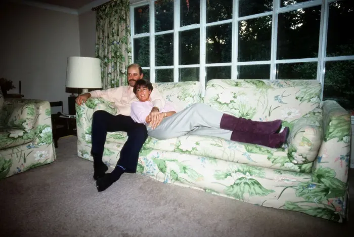 Framed Print : Mark James & Wife At Home Framed Print : Mark James & Wife At Home