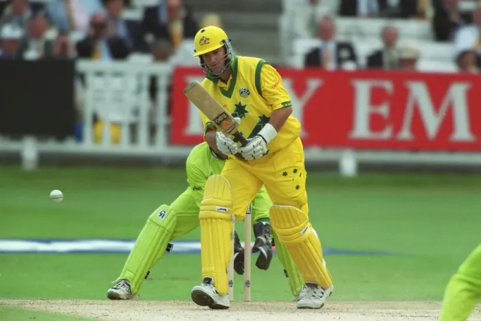 Framed Print : Mark Waugh On His Way To 37 Framed Print : Mark Waugh On His Way To 37