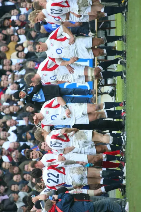 Framed Print : Martin Corry & England Team Framed Print : Martin Corry & England Team