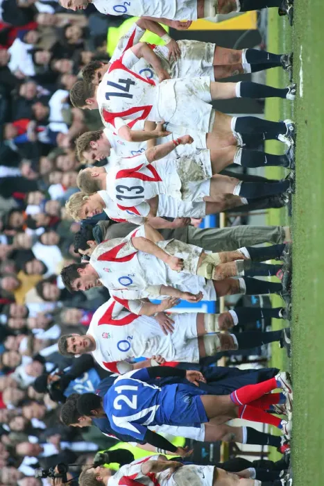 Framed Print : Martin Corry & England Team Framed Print : Martin Corry & England Team