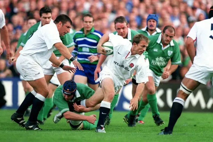 Framed Print : Matt Dawson Breaks Away Framed Print : Matt Dawson Breaks Away