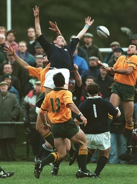 Matthew Burke Collects Lineout