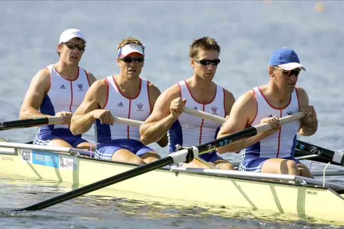 Framed Print : Matthew Pinsent, Ed Goode, James Cracknell & Steve Willi