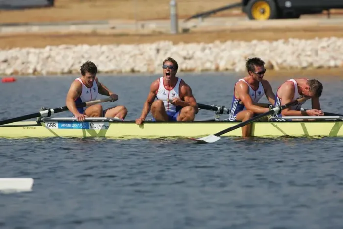 Framed Print : Matthew Pinsent, Ed Goode, James Cracknell & Steve Willi