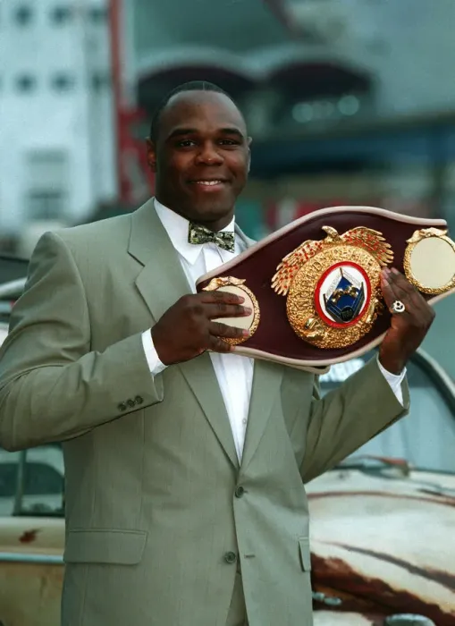 Framed Print : Michael Bentt With Wbo Belt Framed Print : Michael Bentt With Wbo Belt