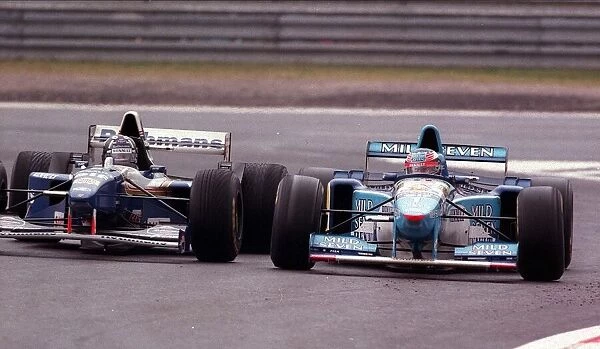 Michael Schumacher & Hill