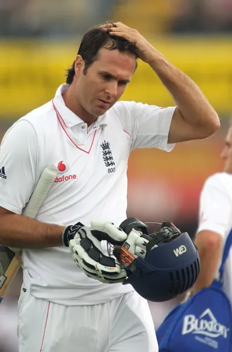Framed Print : Michael Vaughan Bowled By Dale Steyn Framed Print : Michael Vaughan Bowled By Dale Steyn