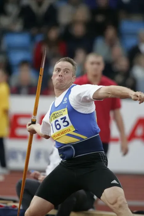 Framed Print : Mick Hill Javelin Norwich Union Olympic Trials Manchester Regional Arena 11 July 2004 Date Framed Print : Mick Hill Javelin Norwich Union Olympic Trials Manchester Regional Arena 11 July 2004 Date