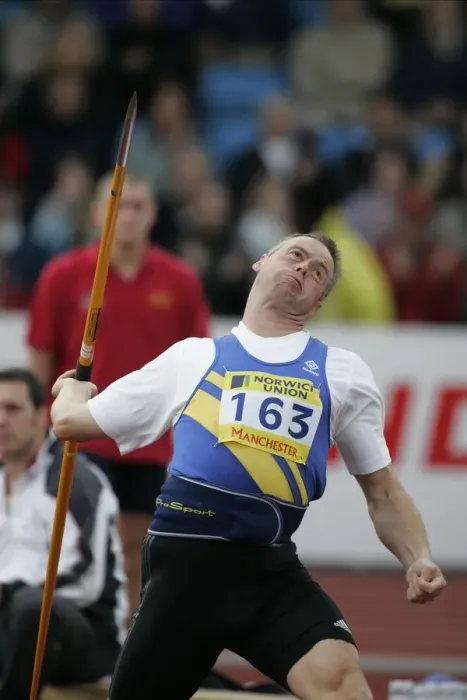 Framed Print : Mick Hill Javelin Norwich Union Olympic Trials Manchester Regional Arena 11 July 2004 Date Framed Print : Mick Hill Javelin Norwich Union Olympic Trials Manchester Regional Arena 11 July 2004 Date