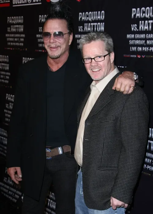 Framed Print : Mickey Rourke, Freddie Roach