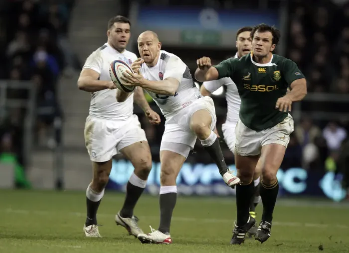 Framed Print : Mike Tindall & Bismark Du Pessis Framed Print : Mike Tindall & Bismark Du Pessis