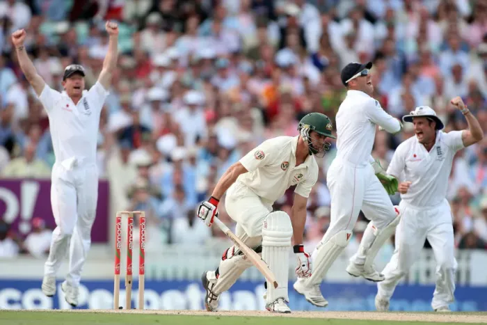 Framed Print : Mitchell Johnson Caught As England Celebrate Framed Print : Mitchell Johnson Caught As England Celebrate