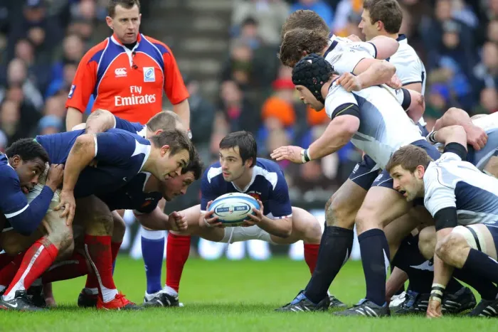 Framed Print : Morgan Parra Places Ball In Scrum Framed Print : Morgan Parra Places Ball In Scrum