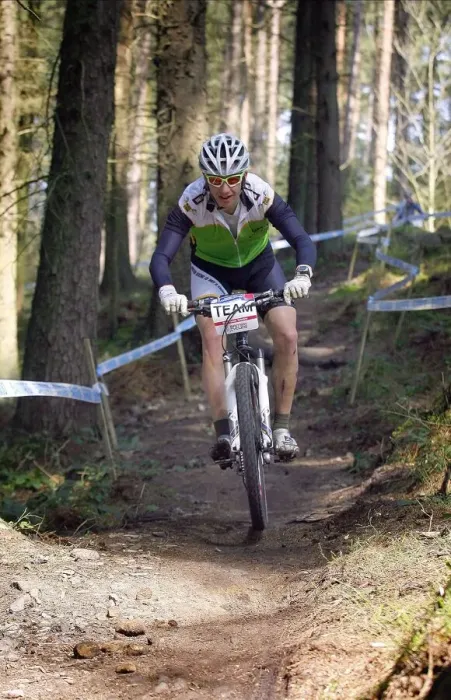 Framed Print : Mountain Biker