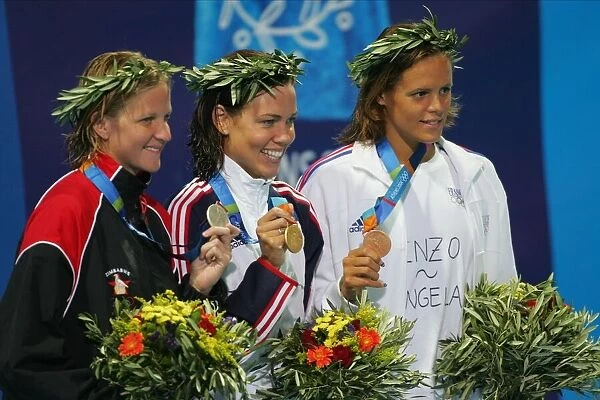 Natalie Coughlin, Kirsty Coventry & Laure Manaudou Natal