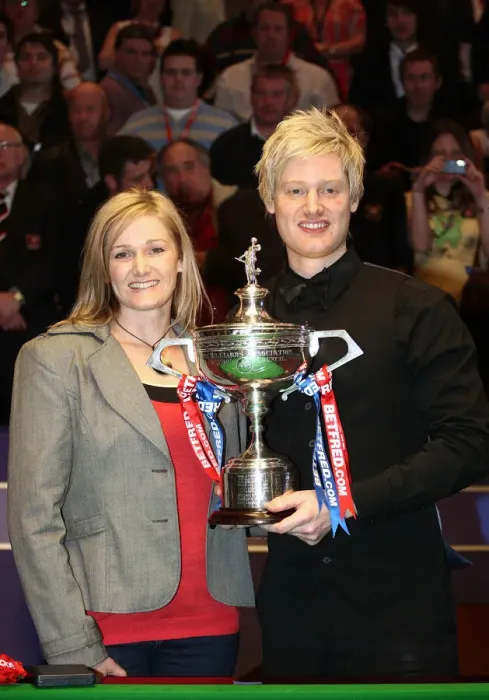 Framed Print : Neil Robertson & Mum Alison Framed Print : Neil Robertson & Mum Alison