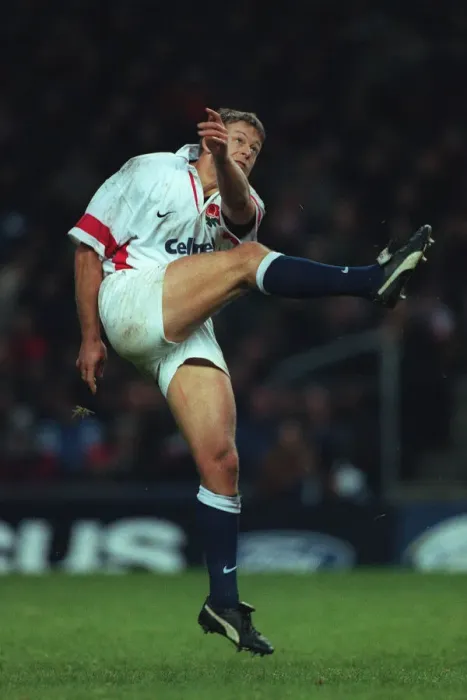 Framed Print : Nick Beal England and Northampton Rugby Union 05 December 1998 Date: 05 December 1998