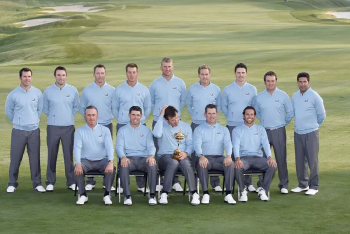 Framed Print : Nick Faldo & Europe Framed Print : Nick Faldo & Europe