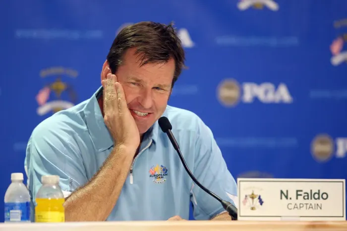 Framed Print : Nick Faldo, Europe Captain