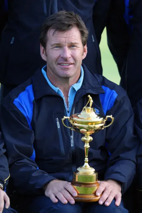 Framed Print : Nick Faldo With The Ryder Cup