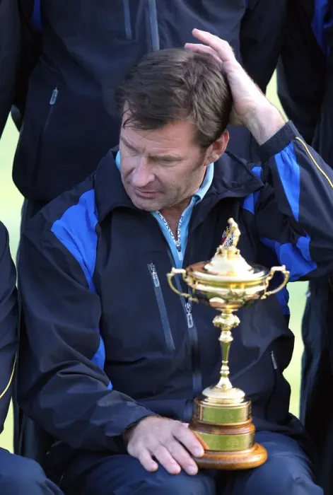 Framed Print : Nick Faldo With The Ryder Cup Framed Print : Nick Faldo With The Ryder Cup