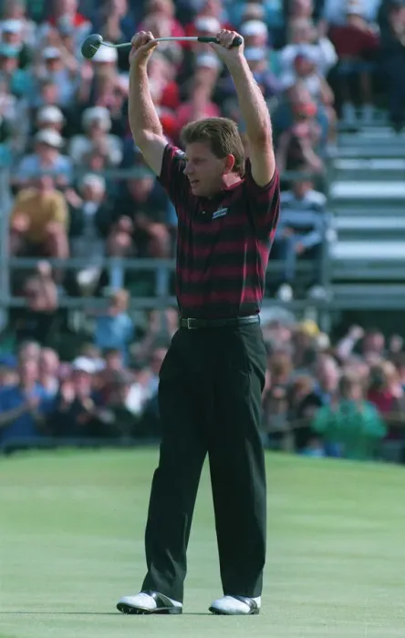 Framed Print : Nick Price Celebtates 94 Open