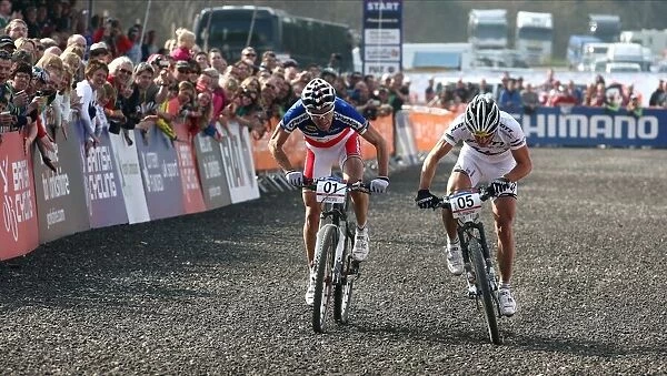 Nino Schurter & Julien Absalon In Sprint Finish Nino Sch