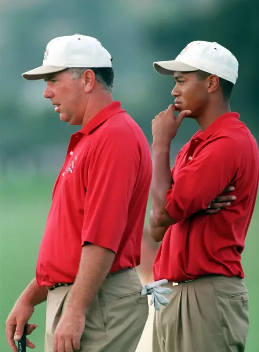 Framed Print : O Meara & Tiger Woods Framed Print : O Meara & Tiger Woods