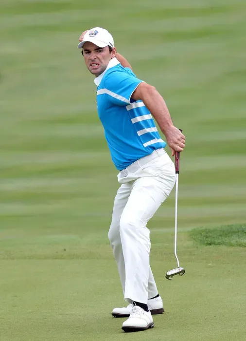 Framed Print : Oliver Wilson Sinks Winning Putt Framed Print : Oliver Wilson Sinks Winning Putt