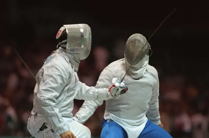 Framed Print : Olympic Fencing Framed Print : Olympic Fencing