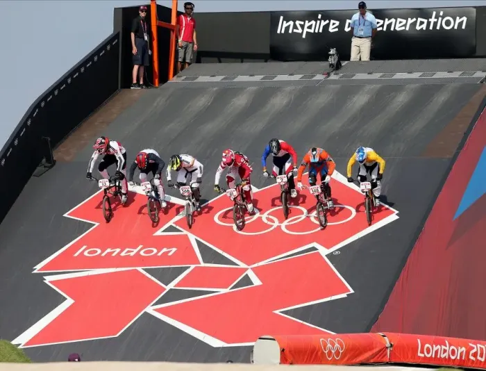 Framed Print : Olympic Mens Bmx, Race Start