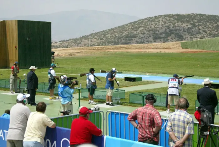 Framed Print : Olympic Trap Shooting Framed Print : Olympic Trap Shooting