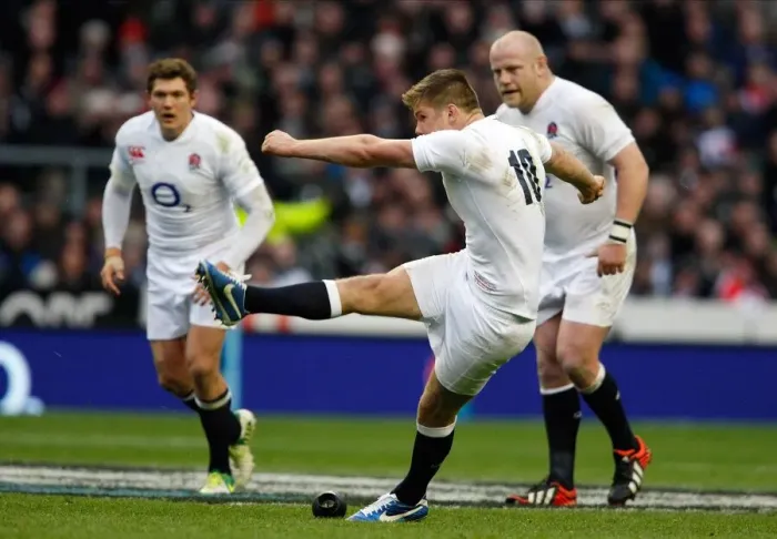 Framed Print : Owen Farrell Kicks Another Penalty Framed Print : Owen Farrell Kicks Another Penalty