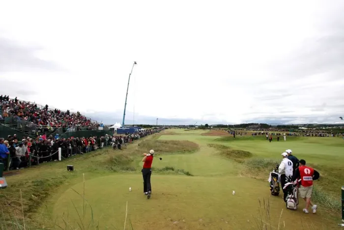 Framed Print : Padraig Harrington Drives Off On The 6th Framed Print : Padraig Harrington Drives Off On The 6th