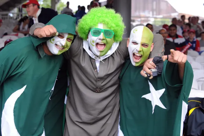 Framed Print : Pakistan Fans Framed Print : Pakistan Fans