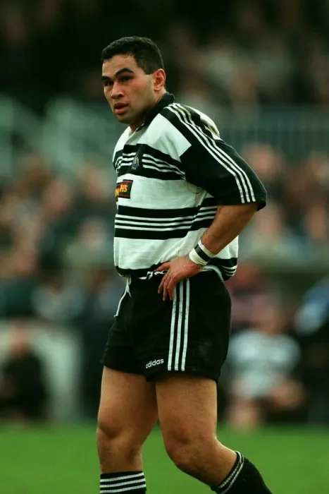Framed Print : Pat Lam Newcastle Falcons Rugby Union 11 March 1998 Date: 11 March 1998