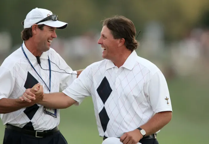 Framed Print : Paul Azinger & Phil Mickelson Framed Print : Paul Azinger & Phil Mickelson