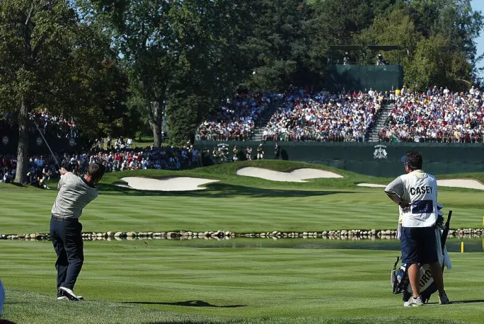 Framed Print : Paul Casey On 16th Hole Framed Print : Paul Casey On 16th Hole
