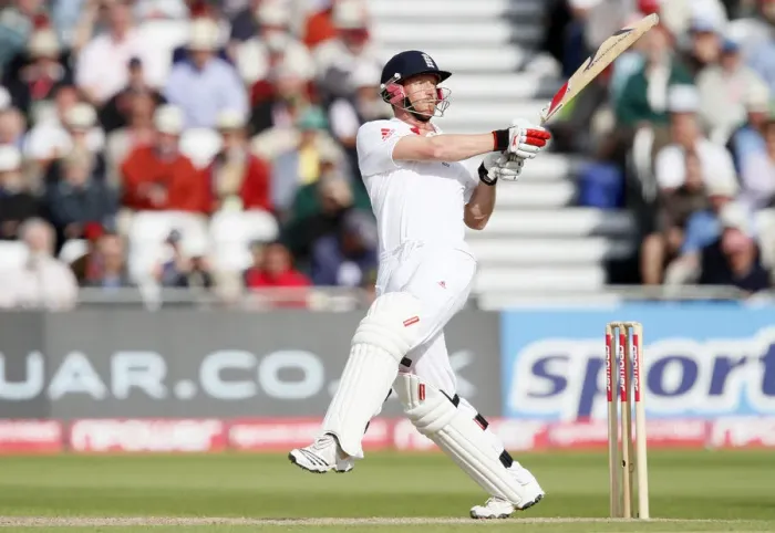 Framed Print : Paul Collingwood Makes Another 4 Framed Print : Paul Collingwood Makes Another 4