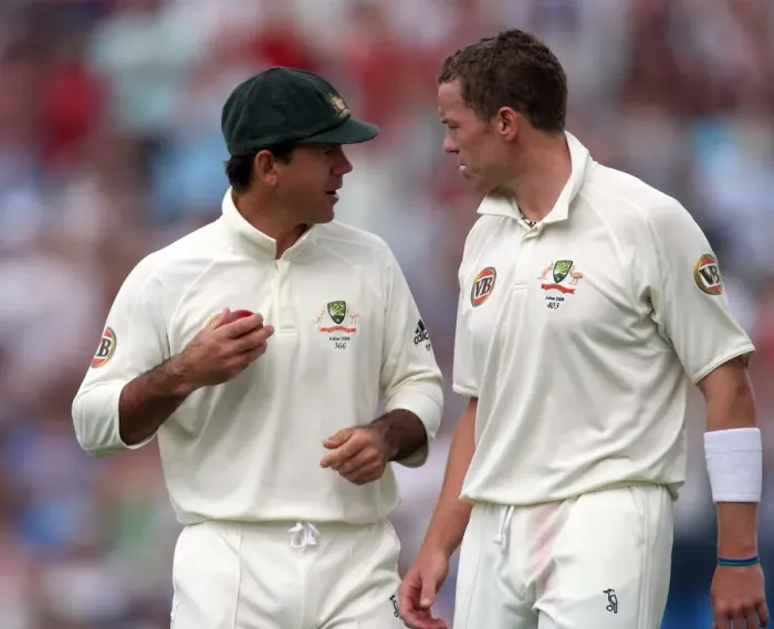 Framed Print : Peter Siddle & Ricky Ponting Framed Print : Peter Siddle & Ricky Ponting
