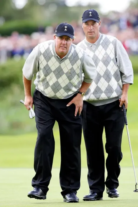 Framed Print : Phil Mickelson & Chris Di Marco