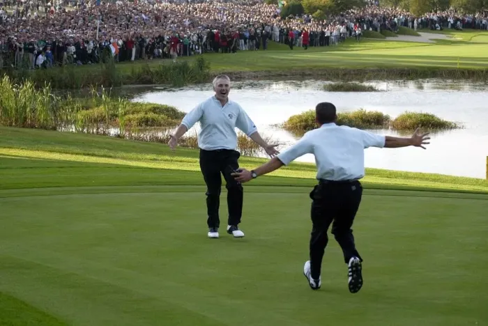 Framed Print : Phillip Price & Sergio Garcia Framed Print : Phillip Price & Sergio Garcia