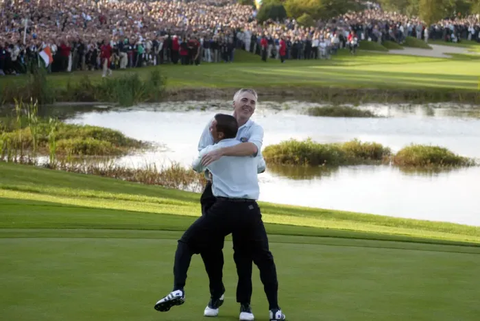 Framed Print : Phillip Price & Sergio Garcia Framed Print : Phillip Price & Sergio Garcia