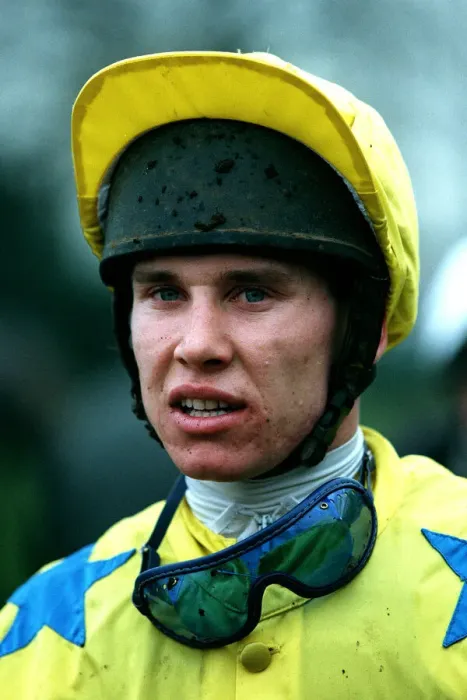 Framed Print : R Johnson Jockey 29 January 1999 Date: 29 January 1999