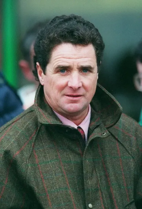 Framed Print : Rae Guest Race Horse Trainer 09 April 1997 Date: 09 April 1997