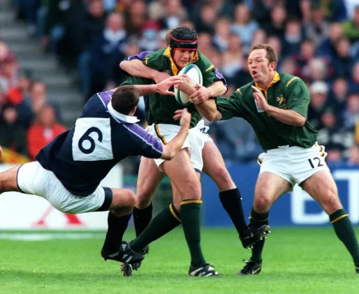 Framed Print : Rassie Erasmus & Martin Leslie Framed Print : Rassie Erasmus & Martin Leslie