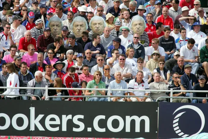 Framed Print : Richie Benaud Masks